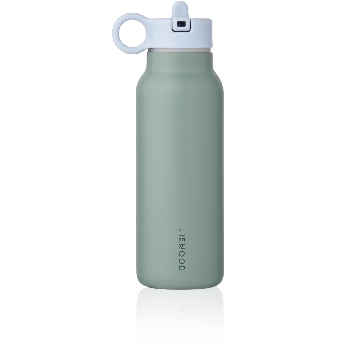 FALK Wasserflasche mit Krokodil-Deckel 350 ml - Peppermint / Garden green