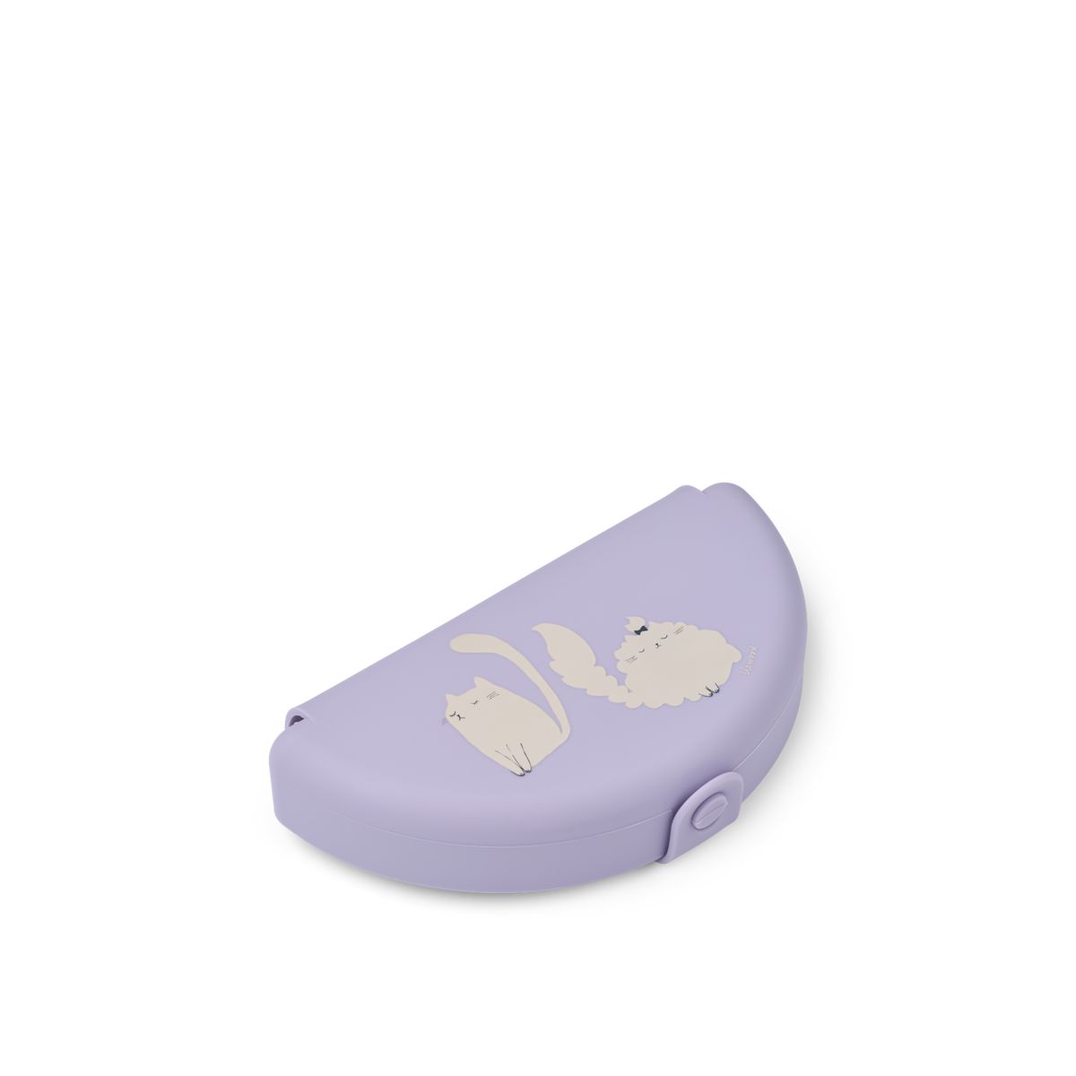 Liewood Eugene Foldable Snack Box - Cat / Warm lilac - SNACKBOX