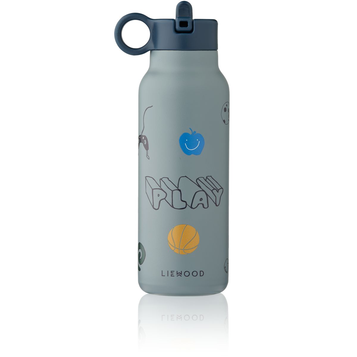 Liewood FALK Water Bottle 350 ml - Play / Dusty Peppermint - WATER BOTTLE