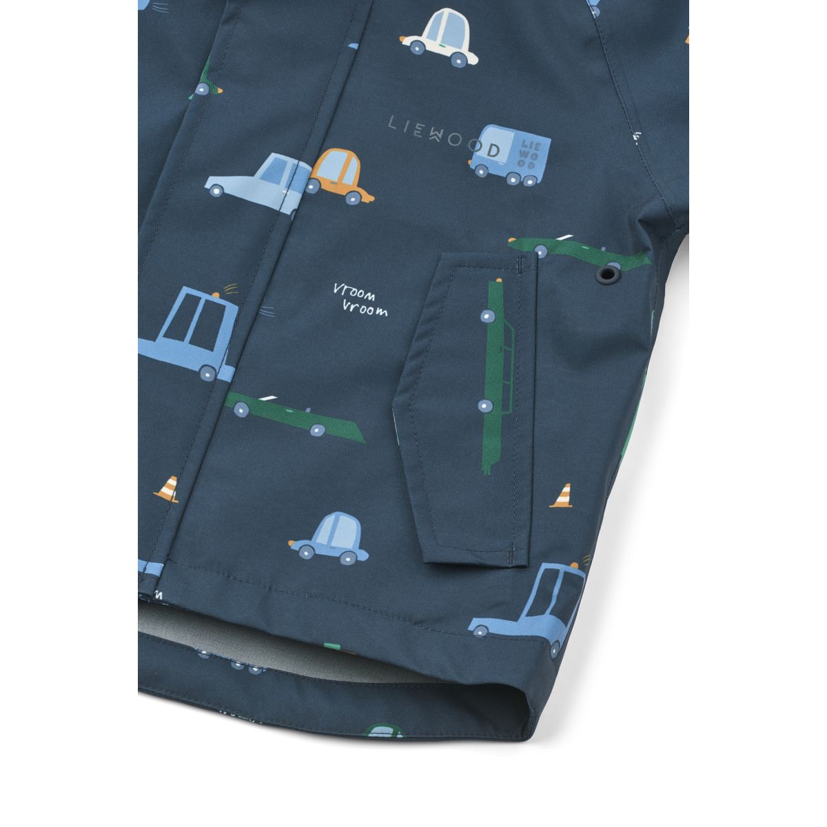 Liewood MANU Toddler Rainwear Set - Cars / Classic navy - SET