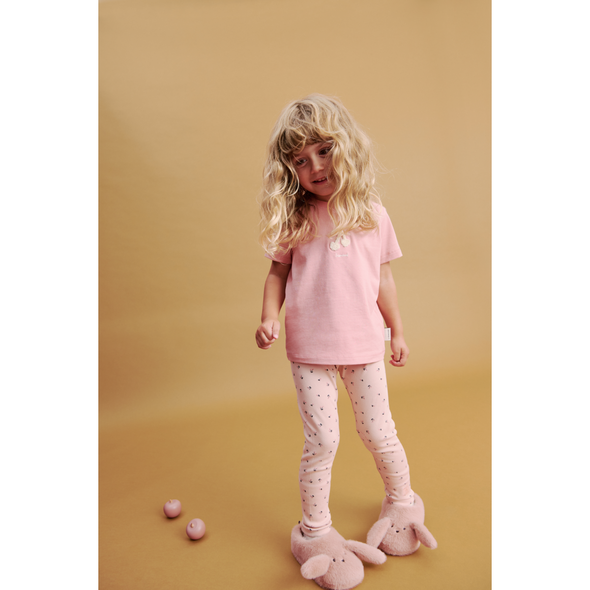 Liewood MARIEN Leggings - Mini Cherry heart / Rosey - LEGGINGS