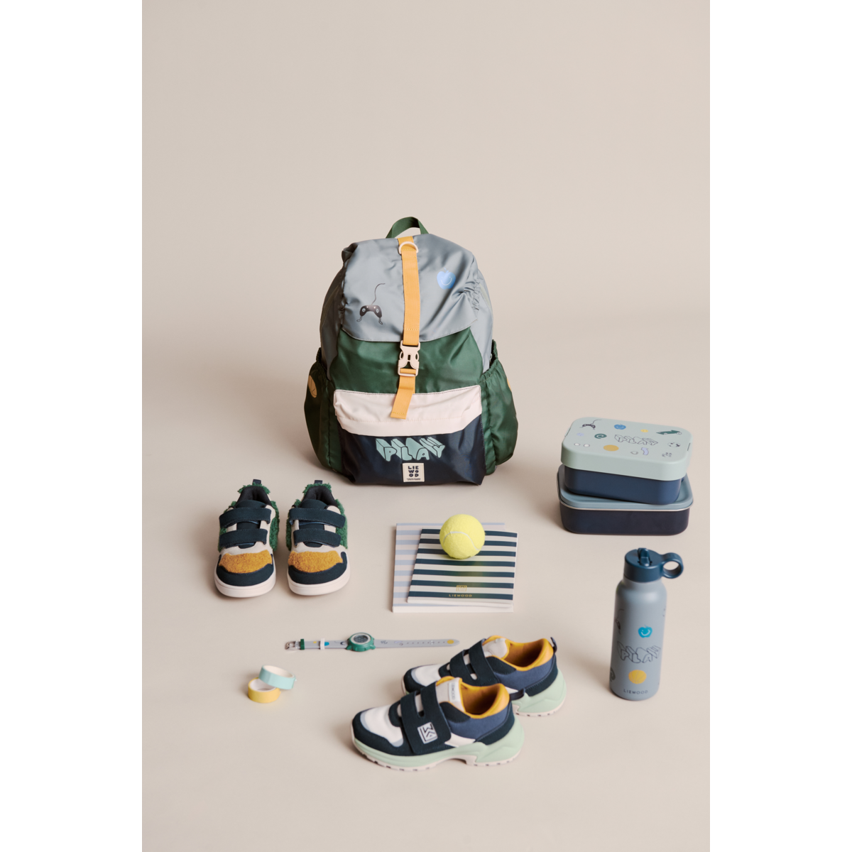 Liewood Kamil Lunchbox - Play / Dusty Peppermint - LUNCHBOX