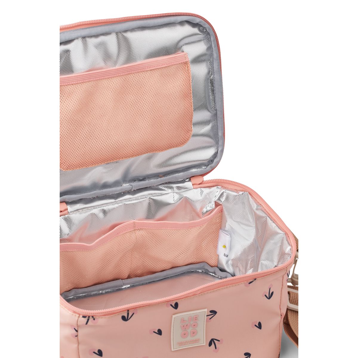 Liewood Toby Insulated Lunch Bag - Cherry heart / Rosey - CROSSBODY BAG