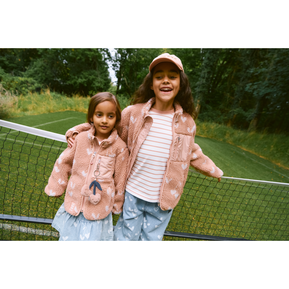 Liewood Nolan Pile Jacket - Sweethearts / Pale tuscany - JACKET