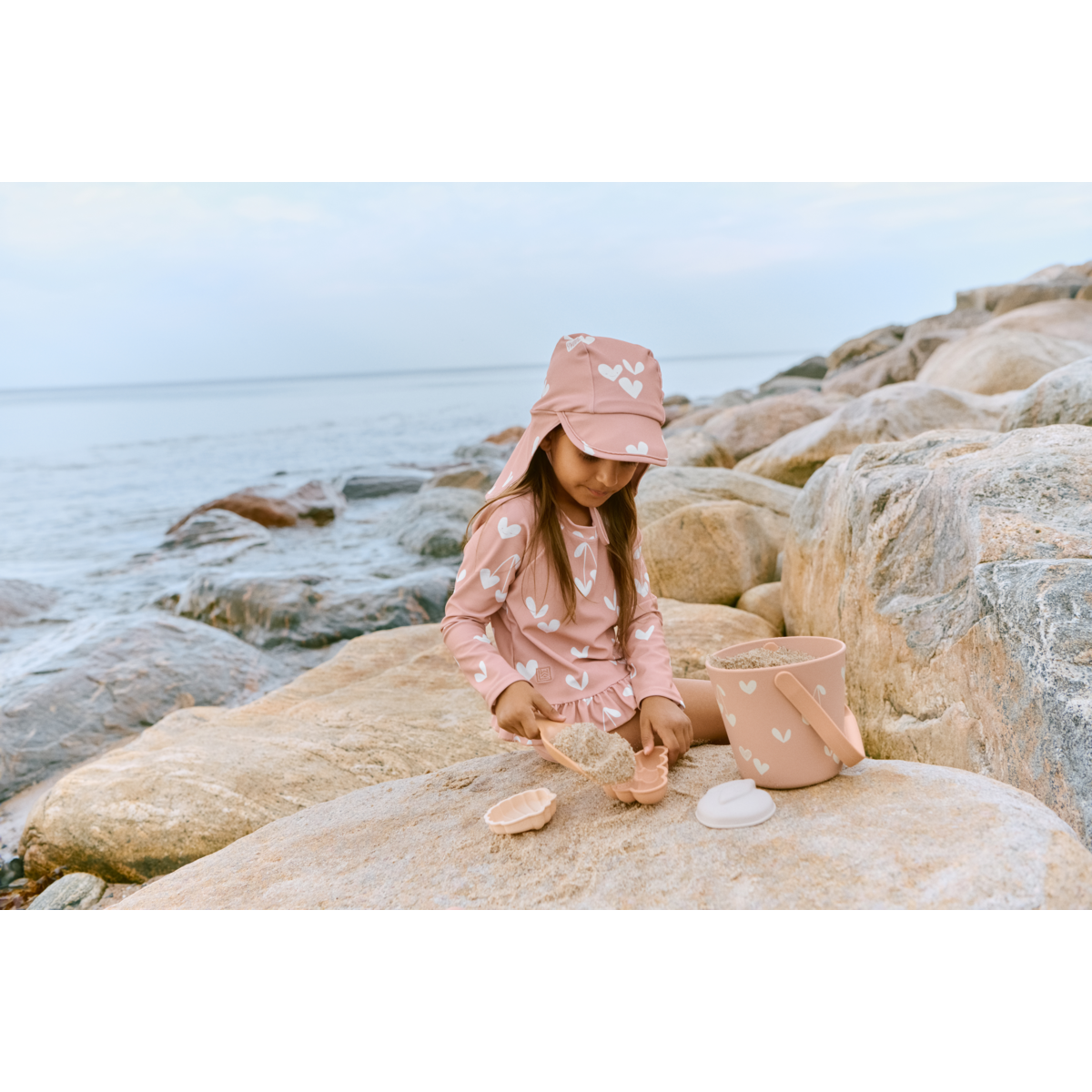 Liewood GILMA Sweethearts Strandset - Sweethearts / Pale tuscany - SAND TOYS