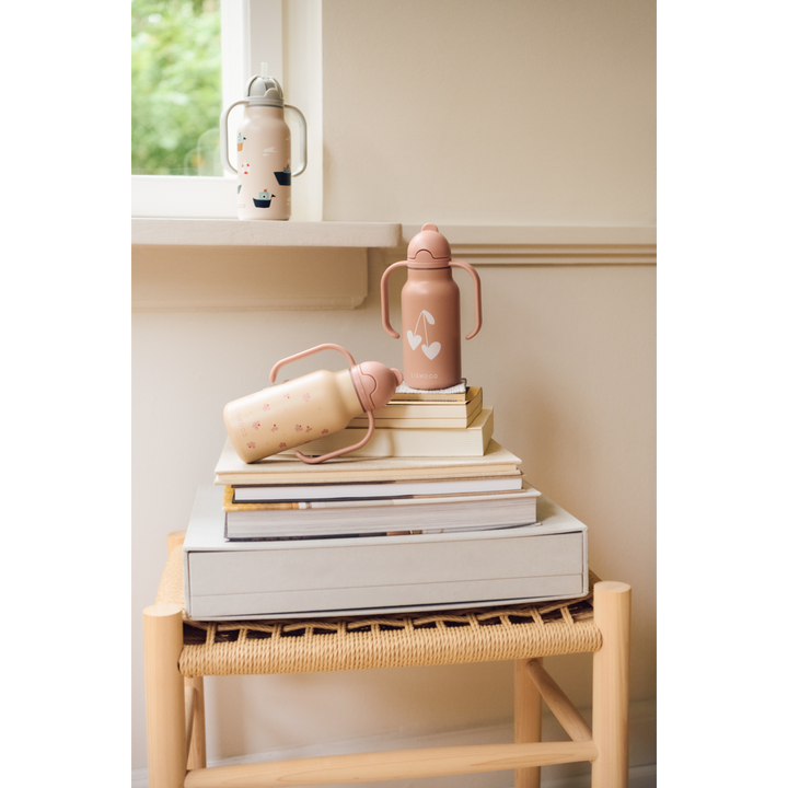 KIMMIE Bedruckte Flasche 250 ml - Sailing / Sandy