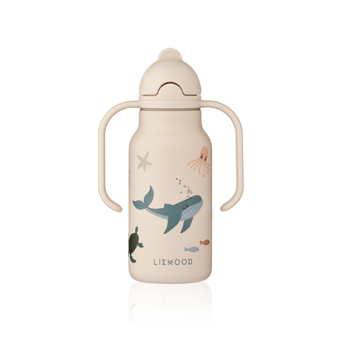 Liewood KIMMIE Bedruckte Flasche 250 ml - Sea creature / Sandy - Wasserflasche