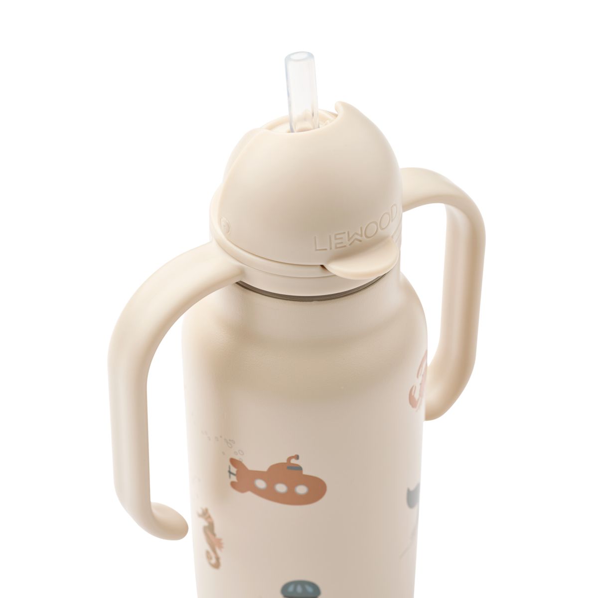 Liewood KIMMIE Bedruckte Flasche 250 ml - Sea creature / Sandy - Wasserflasche