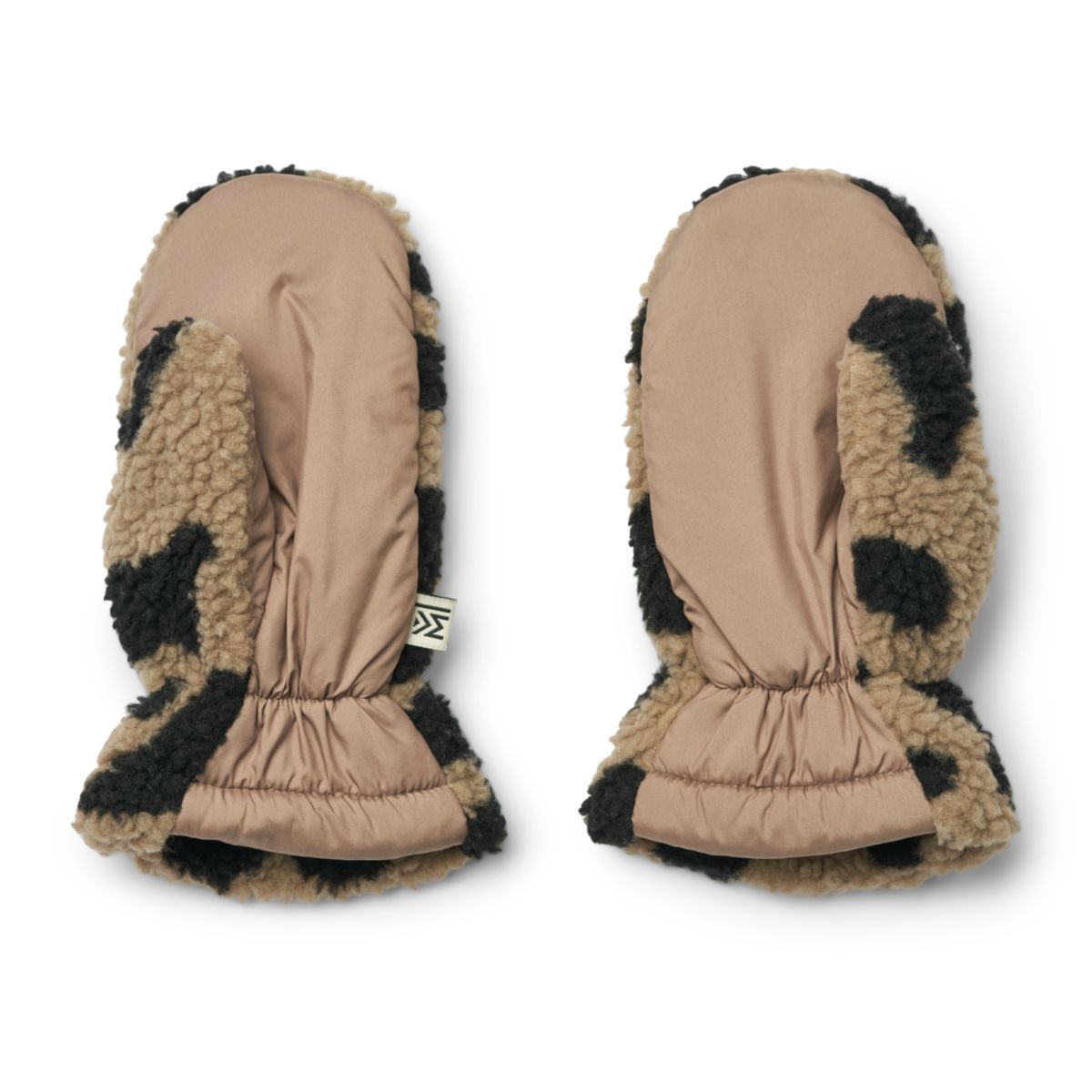 Liewood Grethe Pile Gloves - Mega leo / Oat mix - GLOVES/MITTENS