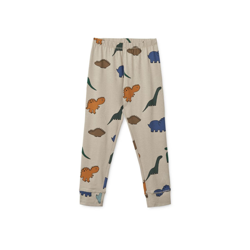 Liewood Wilhelm Pyjama-Set - Dinosaurs / Mist - Pyjama-Set
