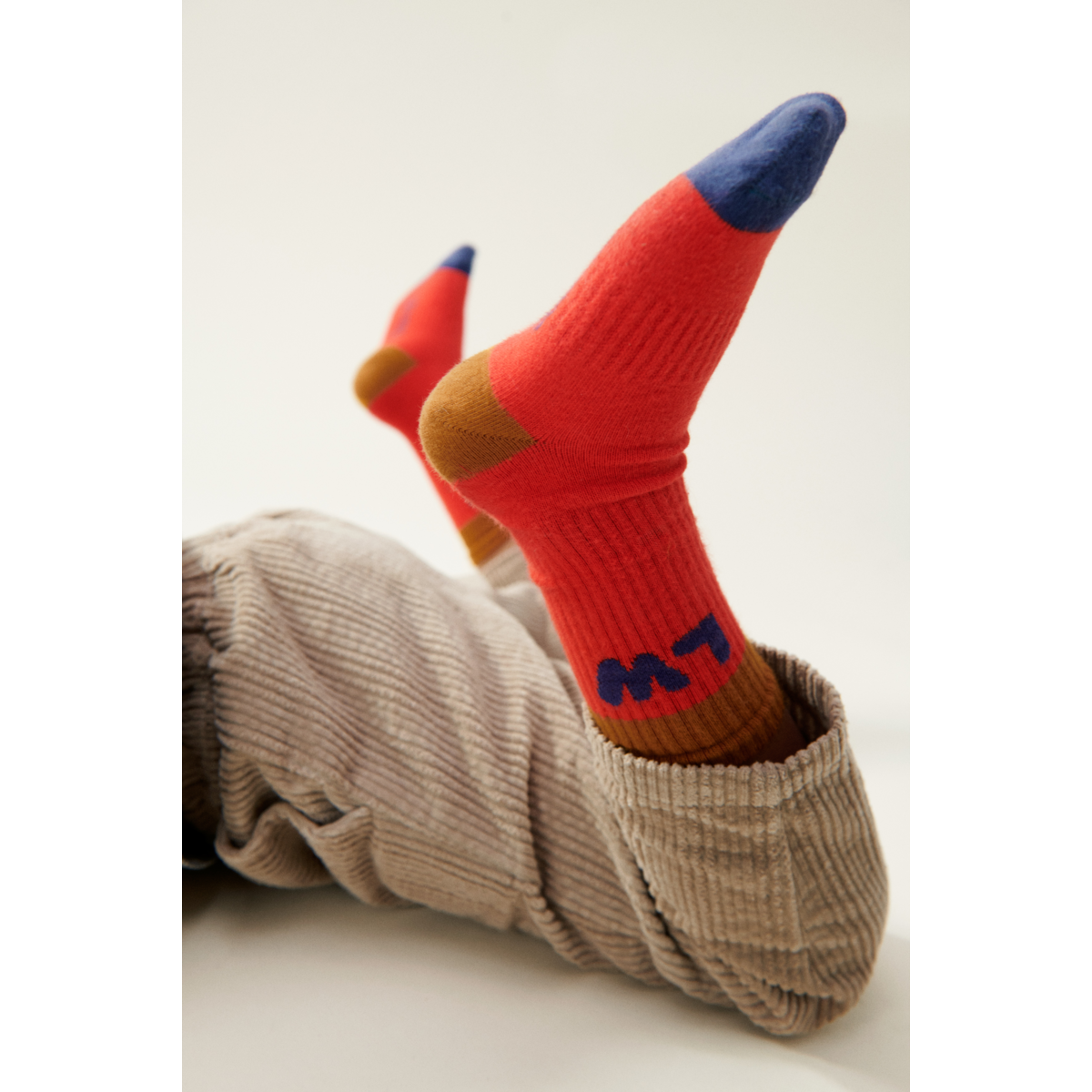 Liewood Annette Socken 2er-Pack - Apple red / Creme de la creme mix - Socken/Strümpfe