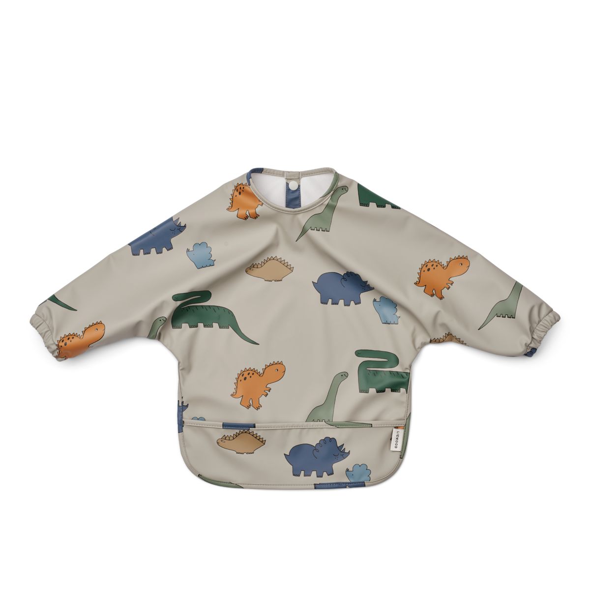 Liewood MERLE Bedrucktes Ärmellätzchen - Dinosaurs / Mist - Cape Lätzchen