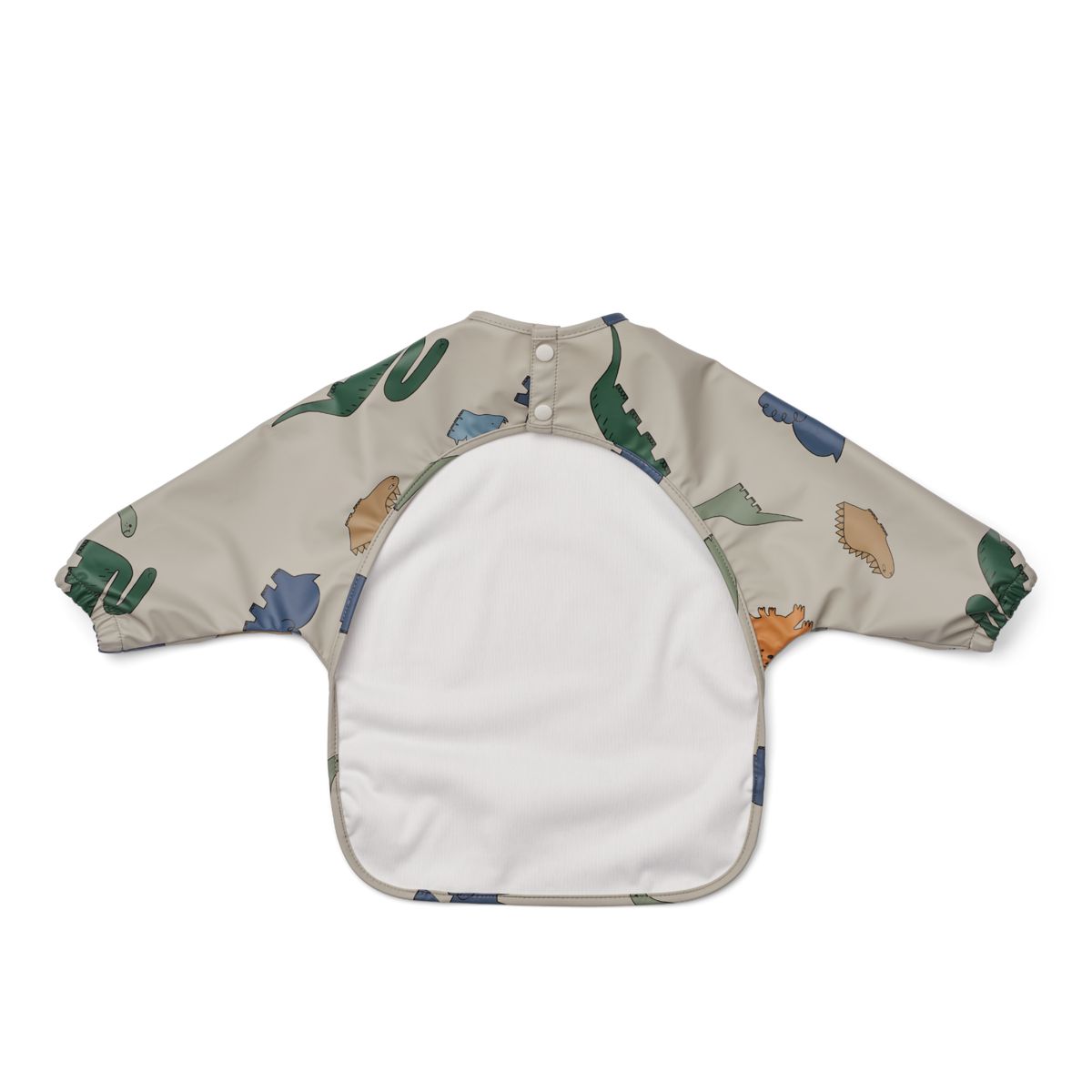 Liewood Merle Printed Cape Bib - Dinosaurs / Mist - CAPE BIB