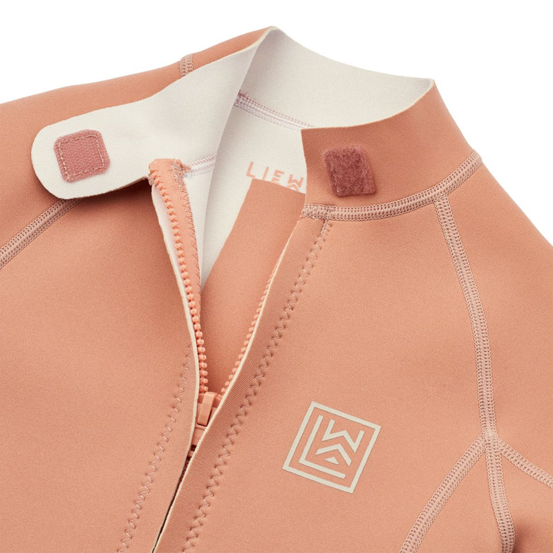 Liewood Maverick Langarm-Nassanzug - Tuscany rose - Badeanzug