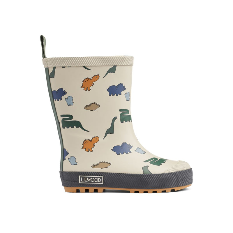 Liewood MASON Thermo-Regenstiefel - Dinosaurs / Mist - Thermo-Stiefel