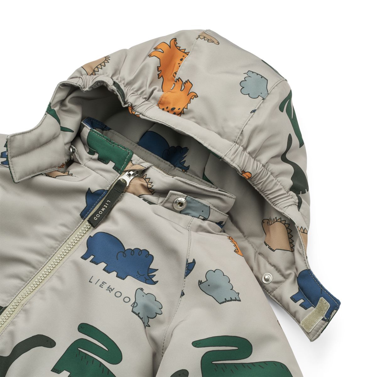 Liewood Isa Schneeanzug - Dinosaurs / Mist - SUIT