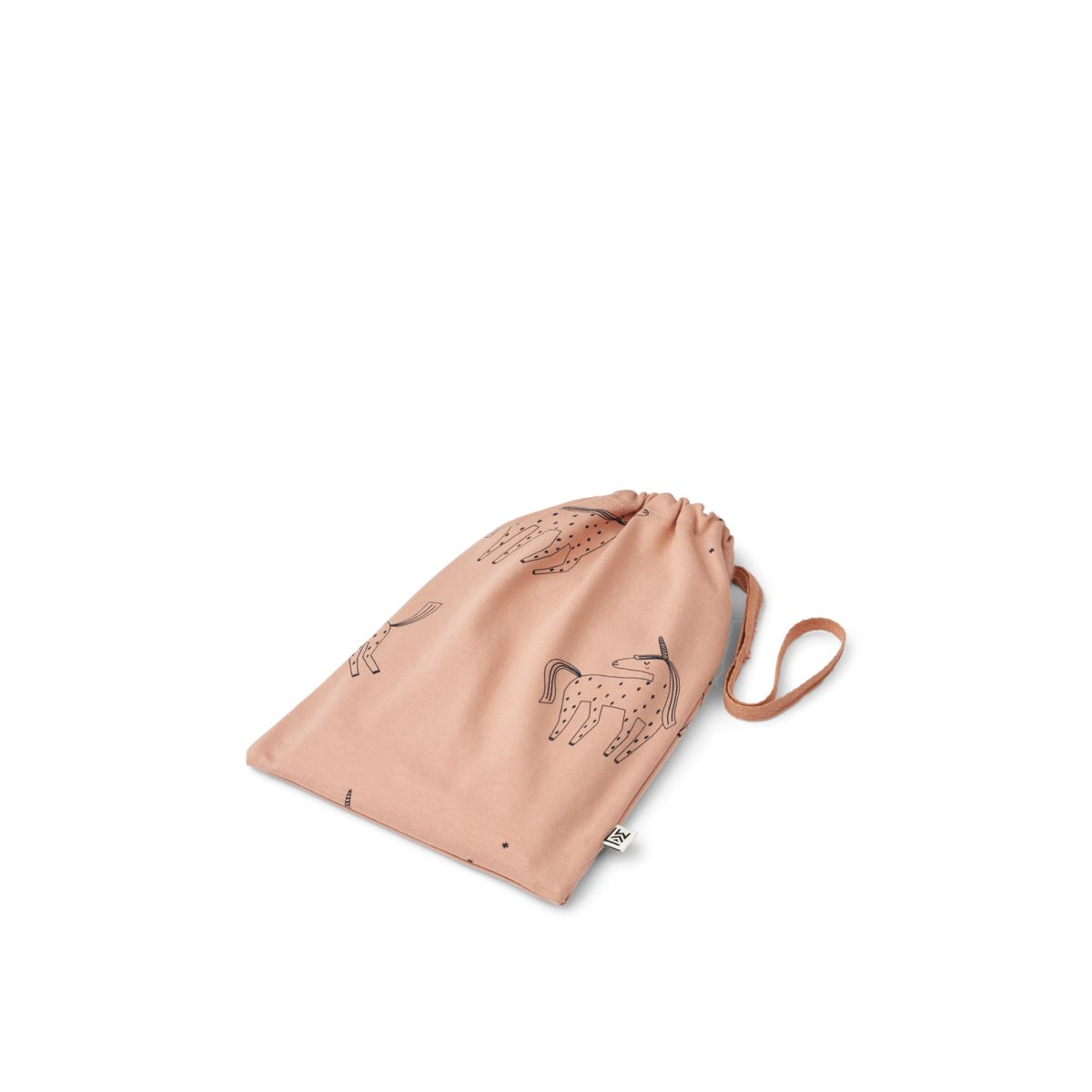 Wilhelm Bedrucktes Rüschen-Pyjama-Set - Unicorn / Pale tuscany