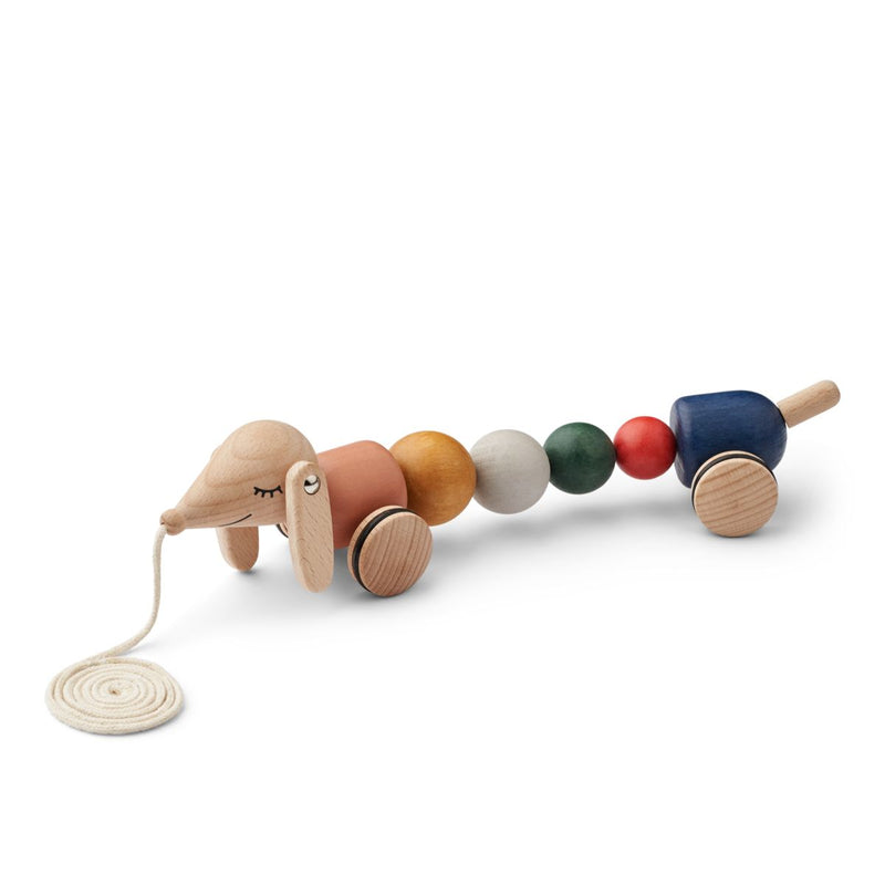 Liewood Barthes Mitziehspielzeug - Golden caramel multi mix - Ziehspielzeug