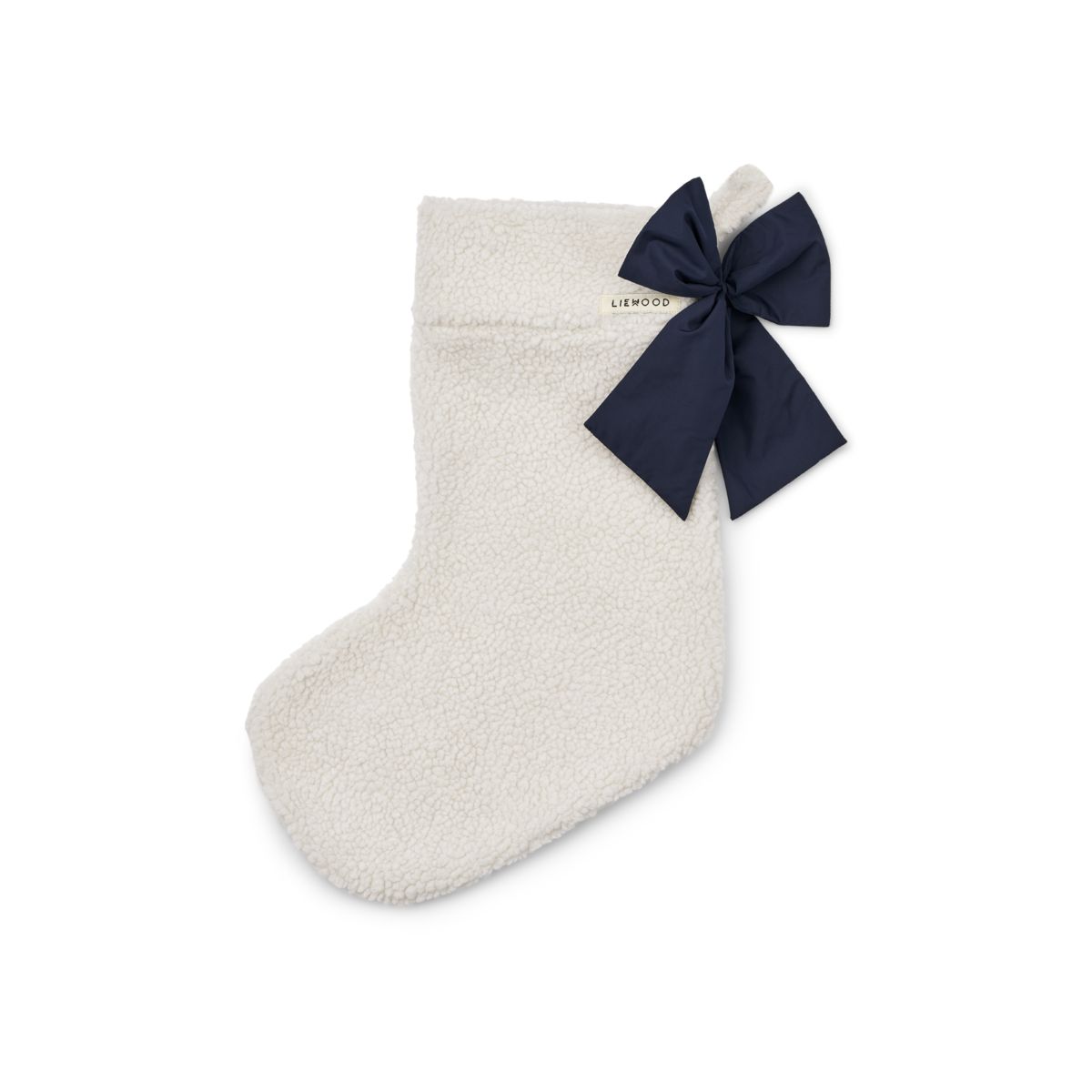 Liewood Eve Pile Christmas Stocking - Classic navy / Sandy - HOLIDAY