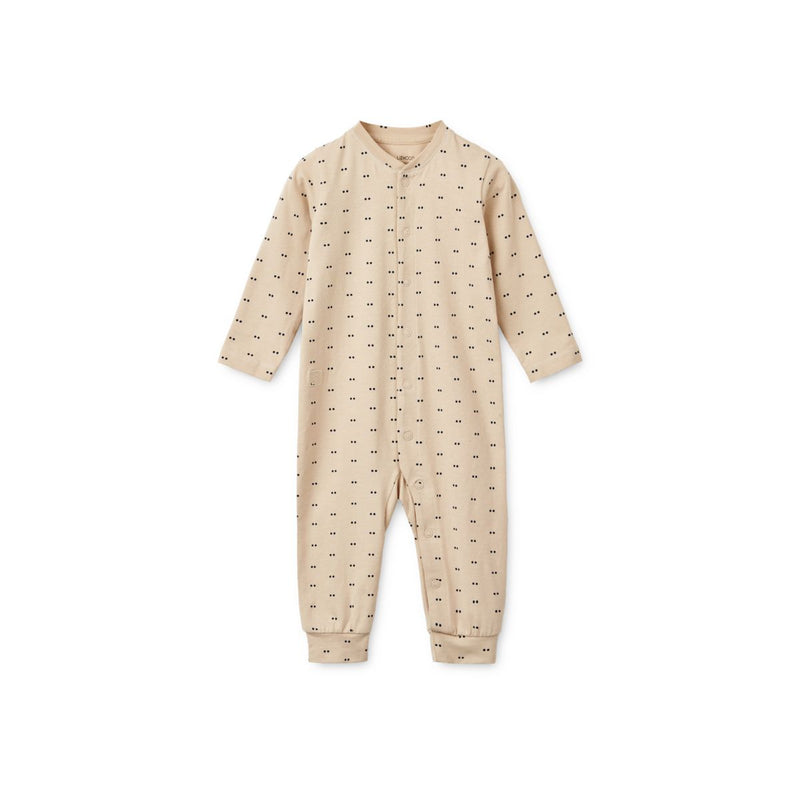 Birk Pyjama Jumpsuit Double dot SIlver lining LIEWOOD