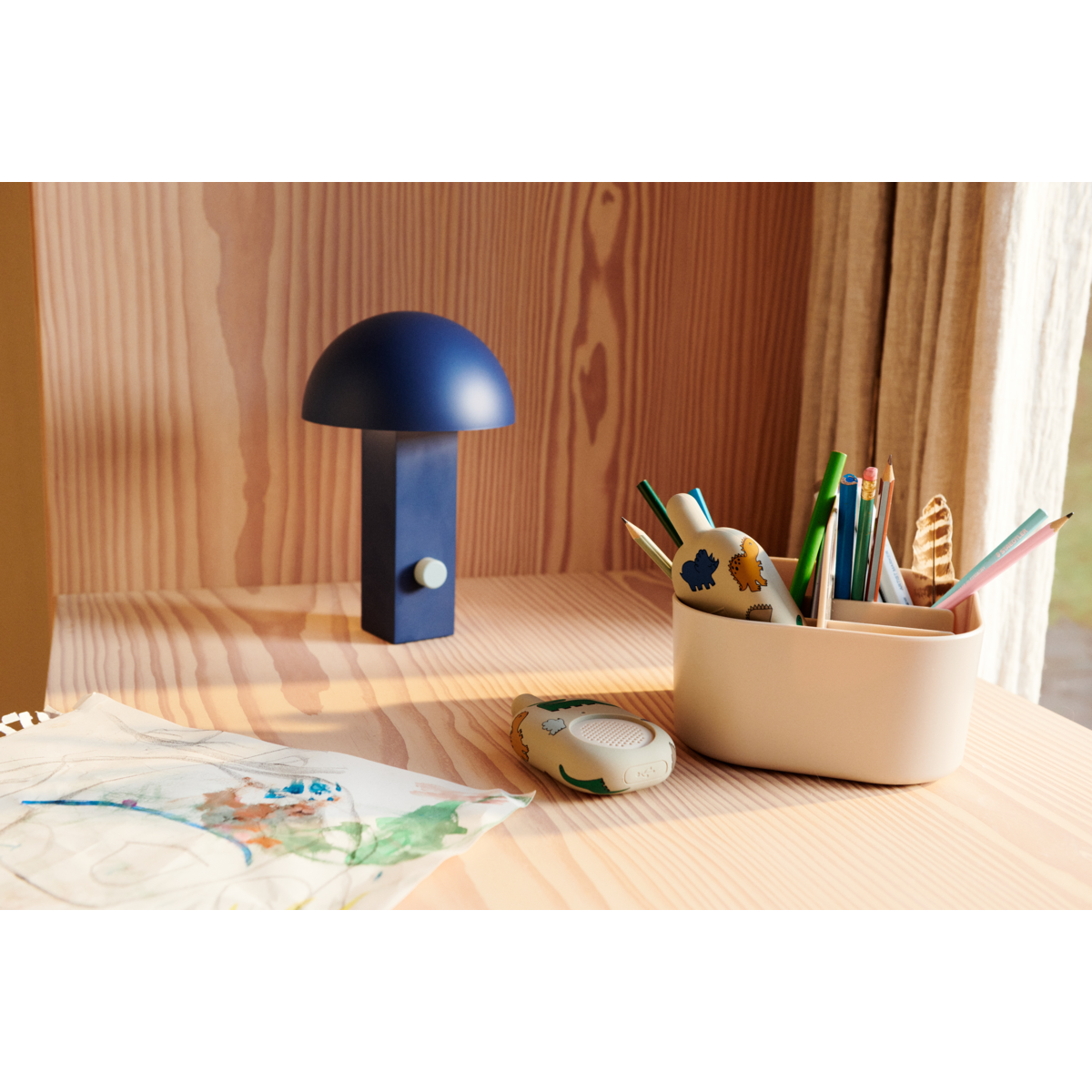 Liewood Hyppolite Tragbare Lampe - Indigo blue - Tischlampe