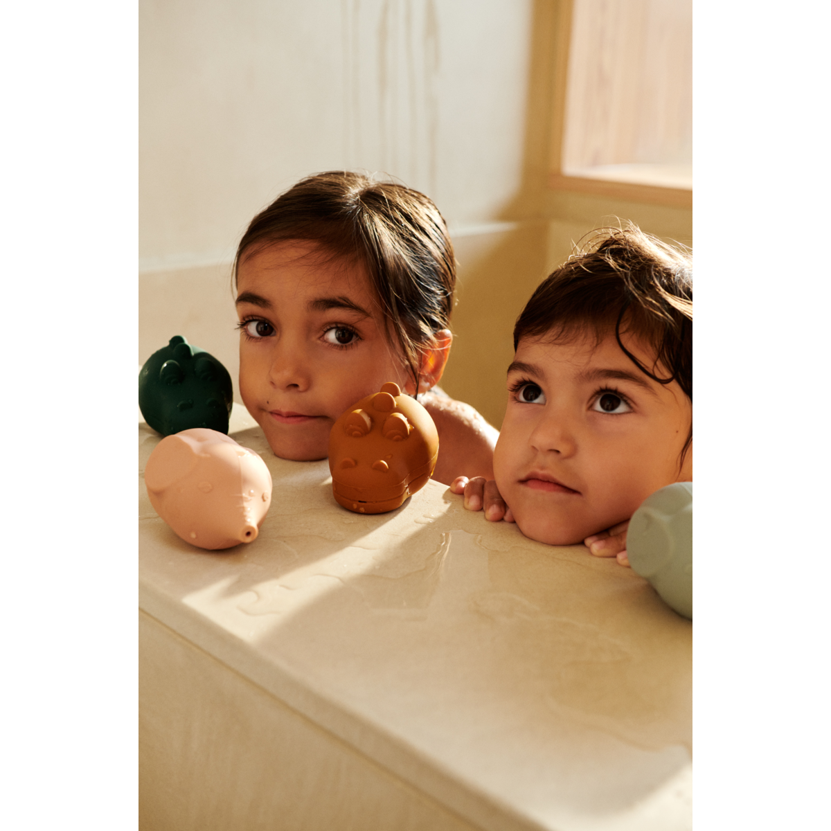 Liewood CAROLINA Quetschspielzeugen 4er-Pack - Dove blue multi mix - Badespielzeug