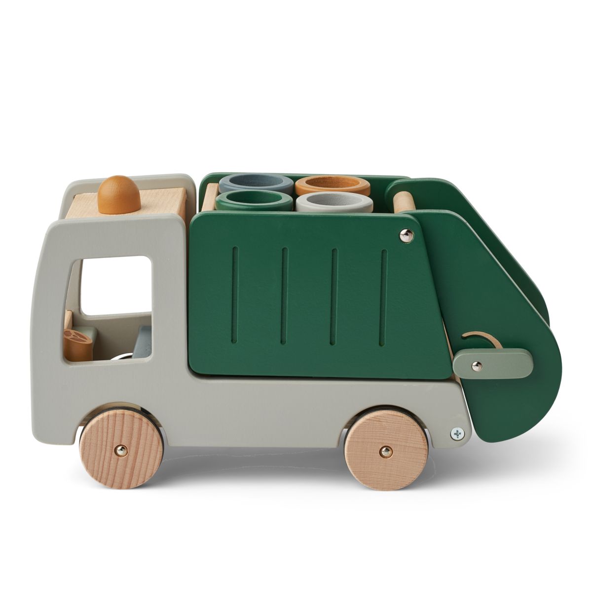 Liewood Irina Recycling Truck - Garden green multi mix - PRETENDES SPIEL