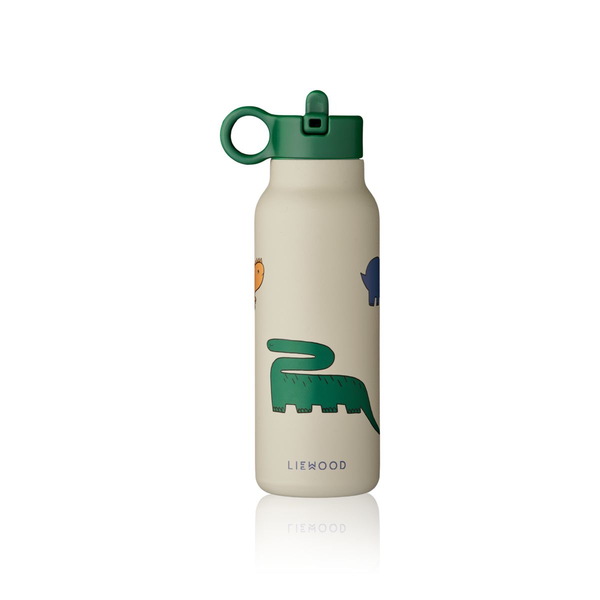 Liewood Falk Wasserflasche 350 ml - Dinosaurs / Mist - Wasserflasche