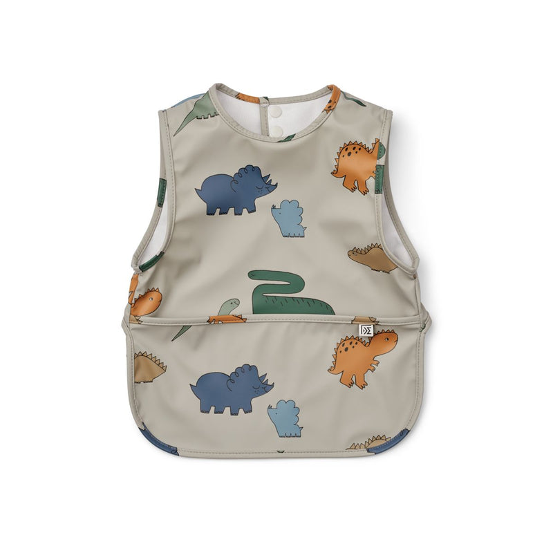 Liewood Bria-Lätzchen - Dinosaurs / Mist - Cape Lätzchen