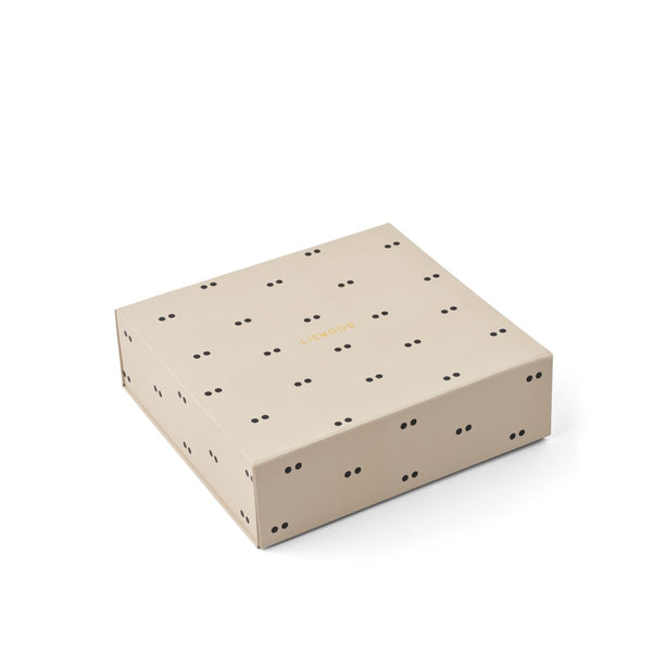 Liewood Giftbox Large - Double dot / Sandy - Geschenkpapier