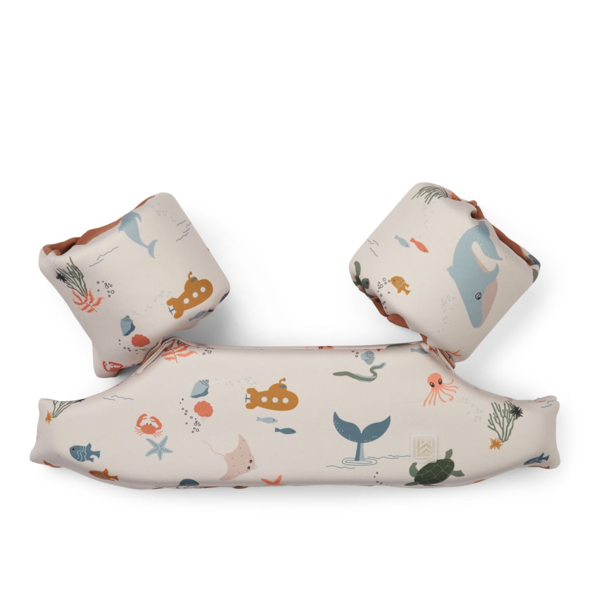 Liewood Darko Schwimmgürtel mit Print - Sea creature / Sandy - Schwimmgürtel