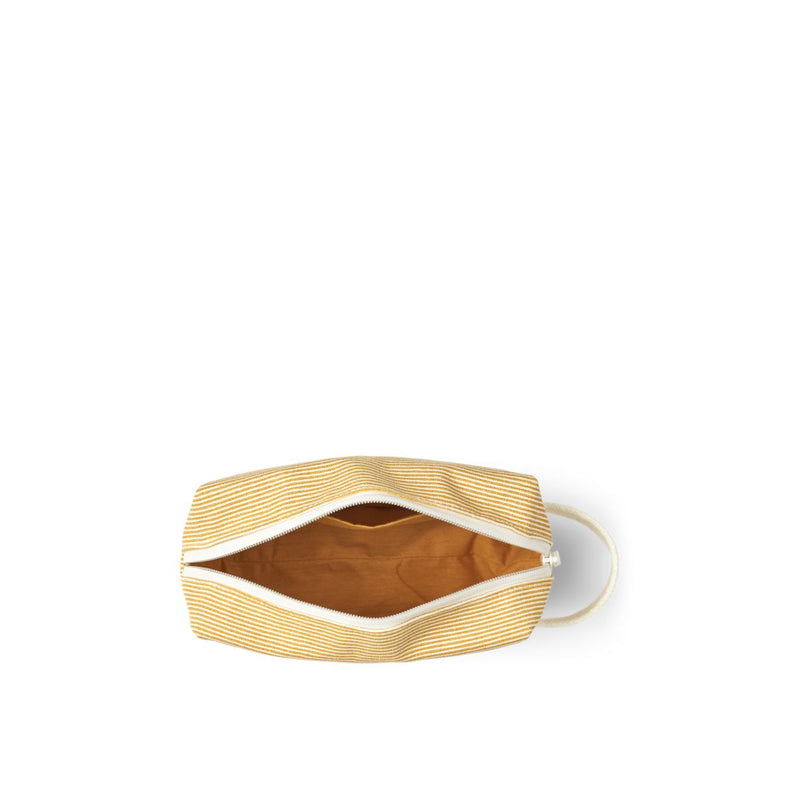 Liewood Trine Kulturtasche aus Baumwoll-Canvas - Y/D stripe Yellow Mellow/ Creme de la creme - 