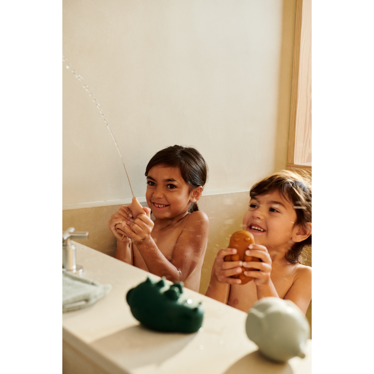 Liewood CAROLINA Quetschspielzeugen 4er-Pack - Dove blue multi mix - Badespielzeug