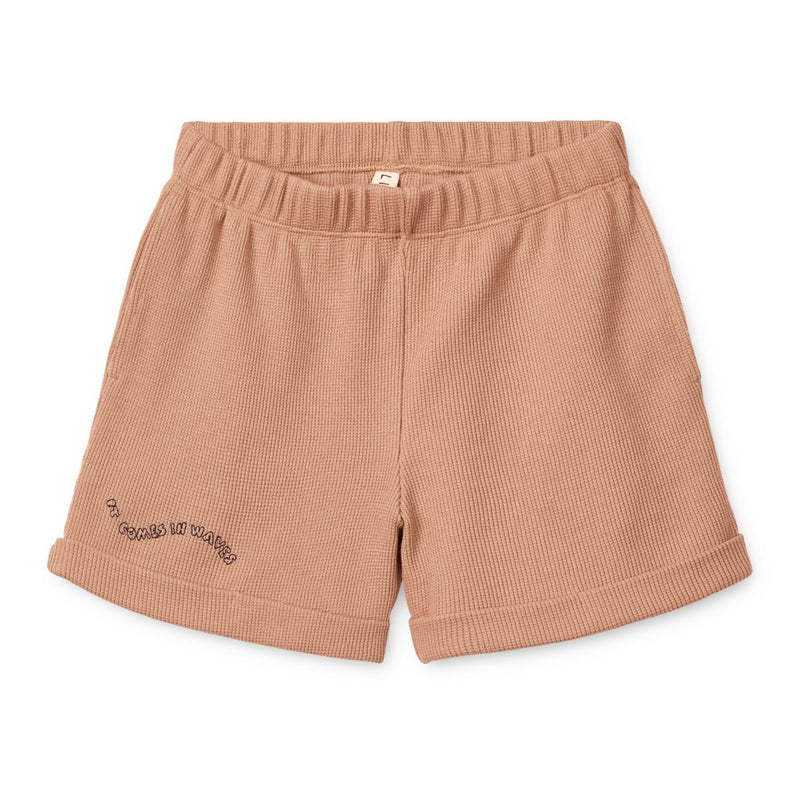Liewood Cay Shorts mit Waffelstruktur - Tuscany rose - Shorts