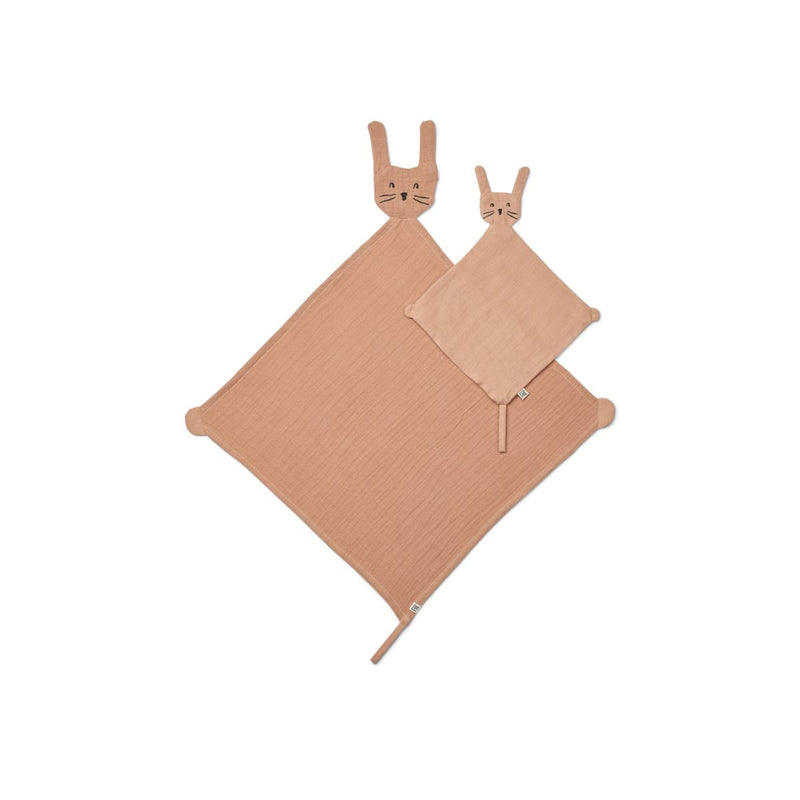 Liewood Alya Kaninchen Schmusetuch Set - Pale tuscany - Kuscheltuch