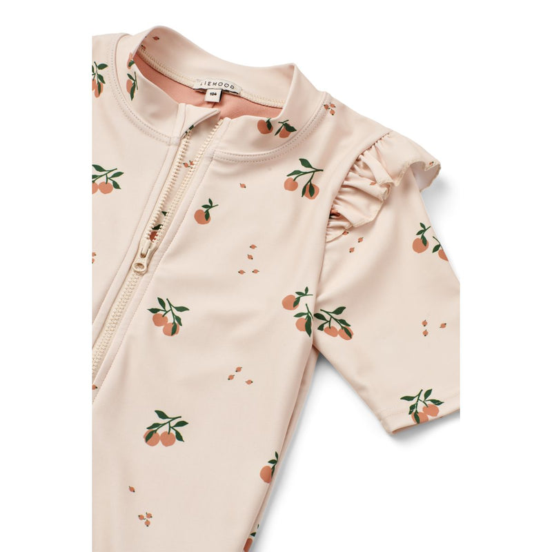 Liewood Amel Badeanzug mit Print in Jumpsuit-Passform - Peach / Sea shell - Badeanzug