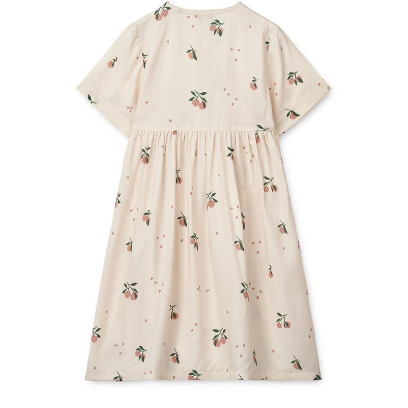 Liewood CLEO Kurzärmeliges Wickelkleid - Peach / Sea shell - Kleid