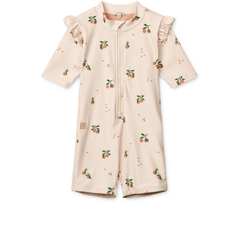 Liewood Amel Badeanzug mit Print in Jumpsuit-Passform - Peach / Sea shell - Badeanzug