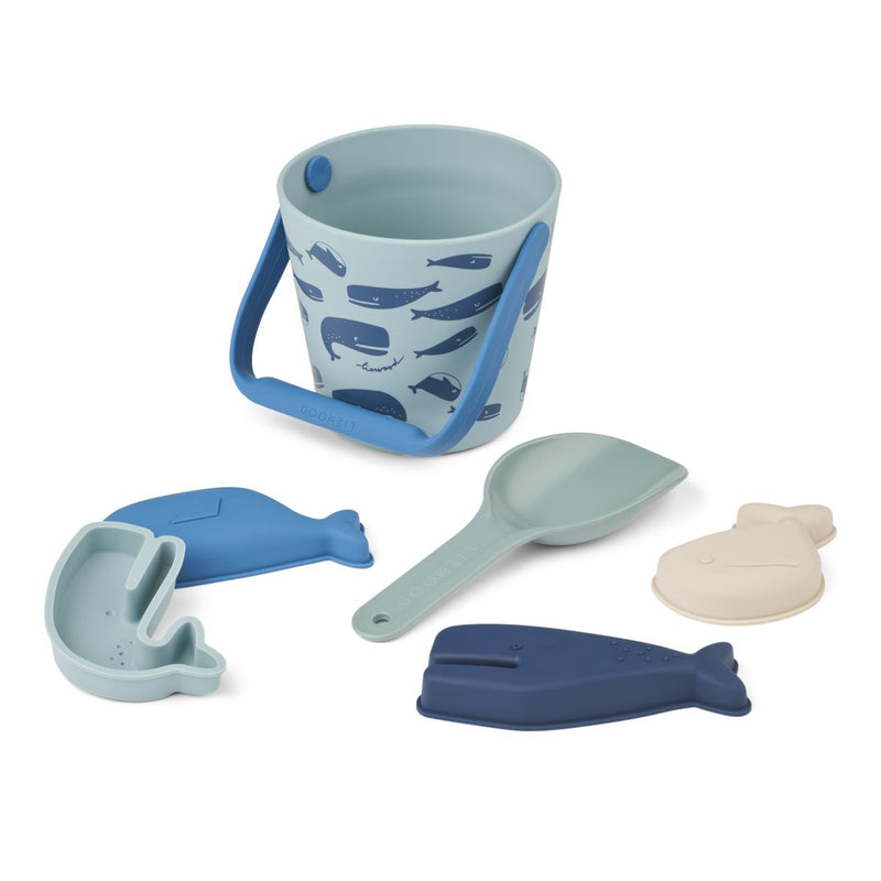 Liewood GILMA Ozean Strandset - Ocean / Pure sky -