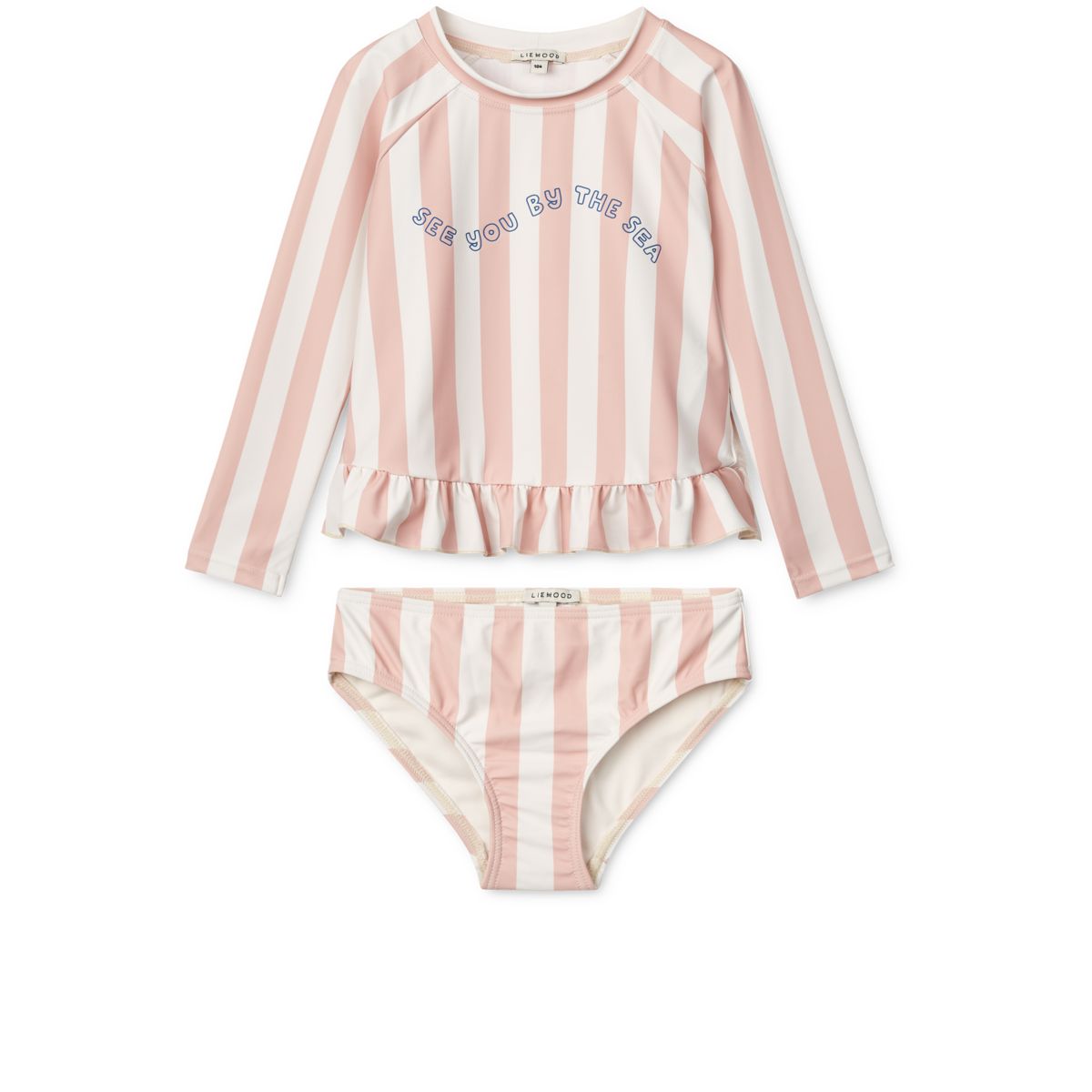 Liewood Dagny Badeset - Y/D stripe Sorbet rose / creme de la creme - SCHWIMMEN-SET