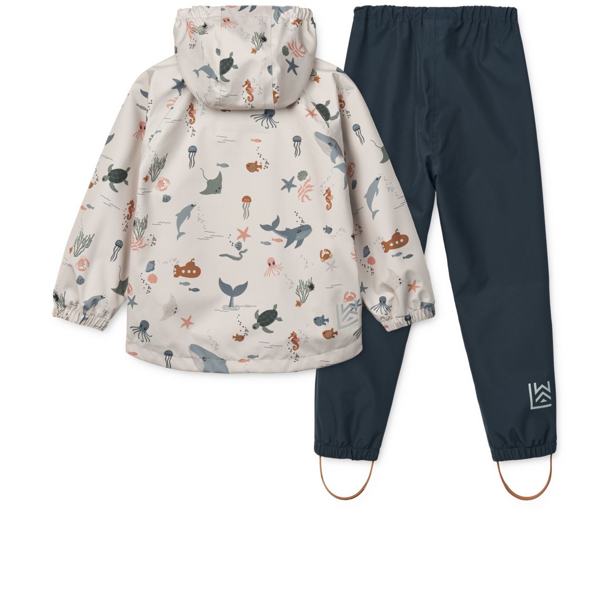 Liewood Pedia Rainwear Set - Sea creature / Sandy - SET