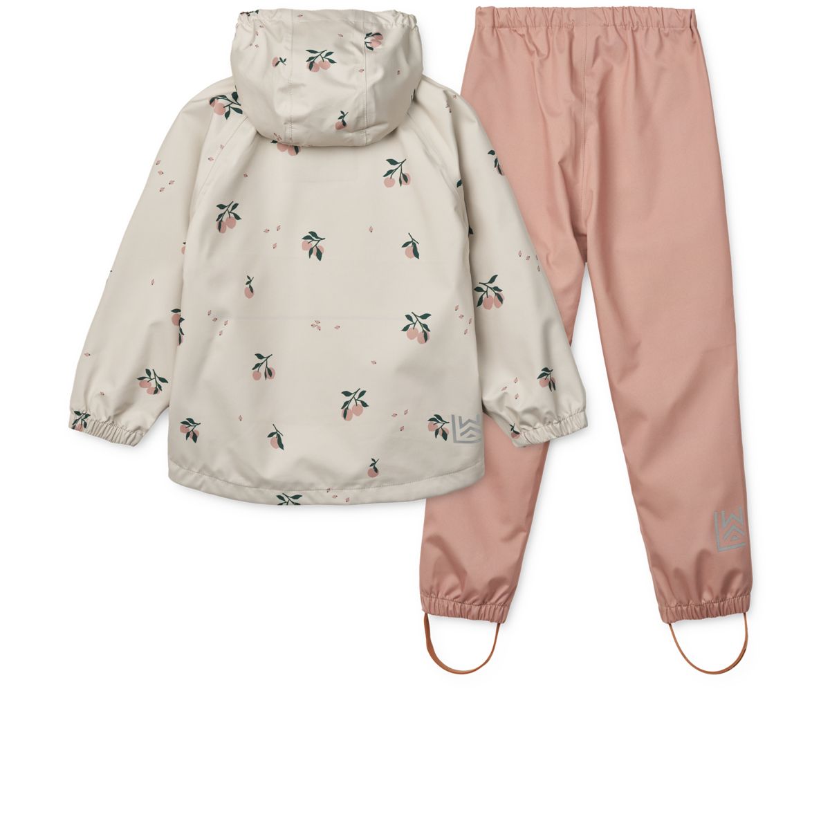 Liewood PEDIA Regenbekleidungsset - Peach / Sea shell - Satz