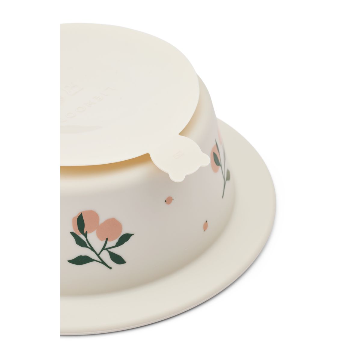 Liewood PEONY Bedruckte Saugnapf-Schale 2er-Set - Peach / Sea shell - Schalen