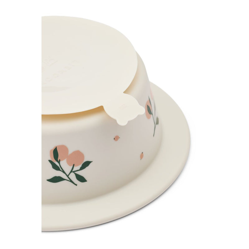 Liewood PEONY Bedruckte Saugnapf-Schale 2er-Set - Peach / Sea shell - Schalen