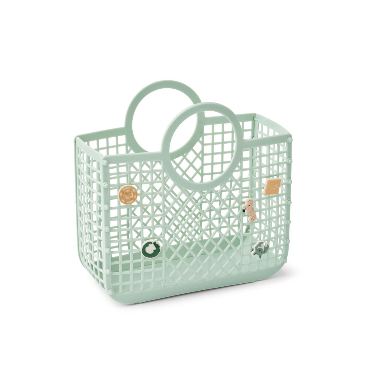 Liewood Samantha Korb mit Anhängern - LIght Peppermint - KORB-TASCHE