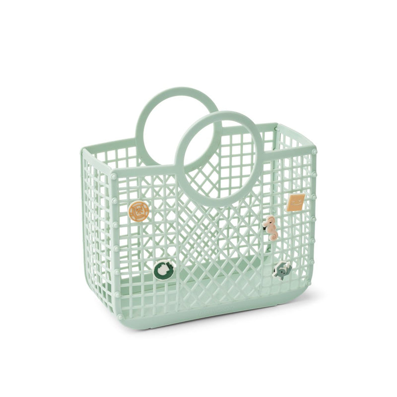 Liewood Samantha Korb mit Anhängern - LIght Peppermint -