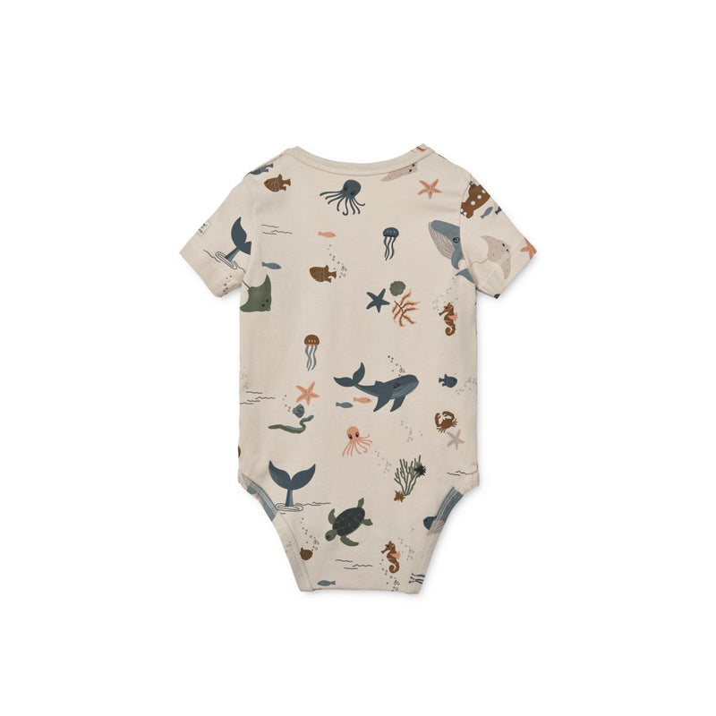 Liewood YANNI Baby Body - Sea creature / Sandy - Body stocking