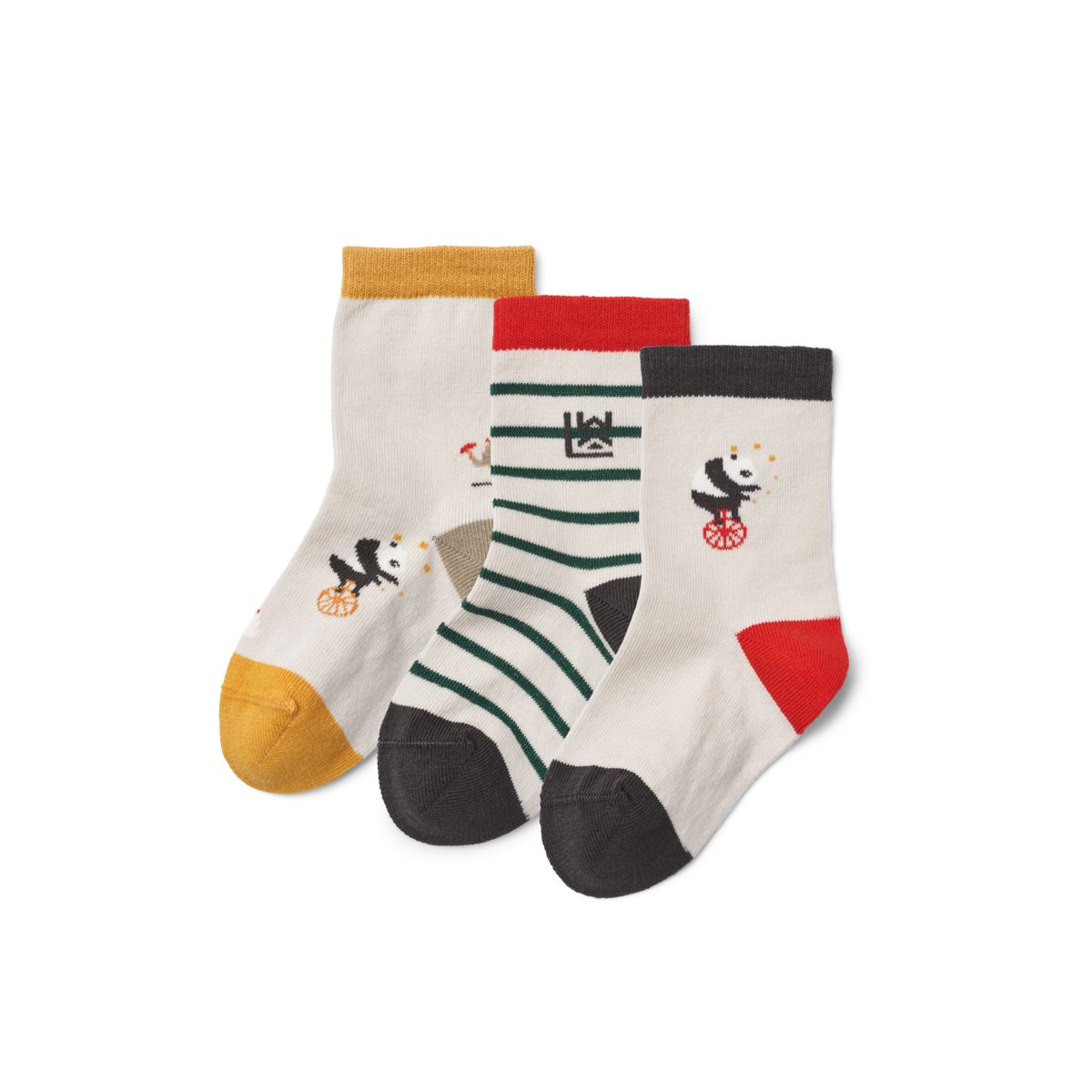 Liewood SILAS Socken 3er-Pack - Circus / Sandy Mix - Socken/Strümpfe