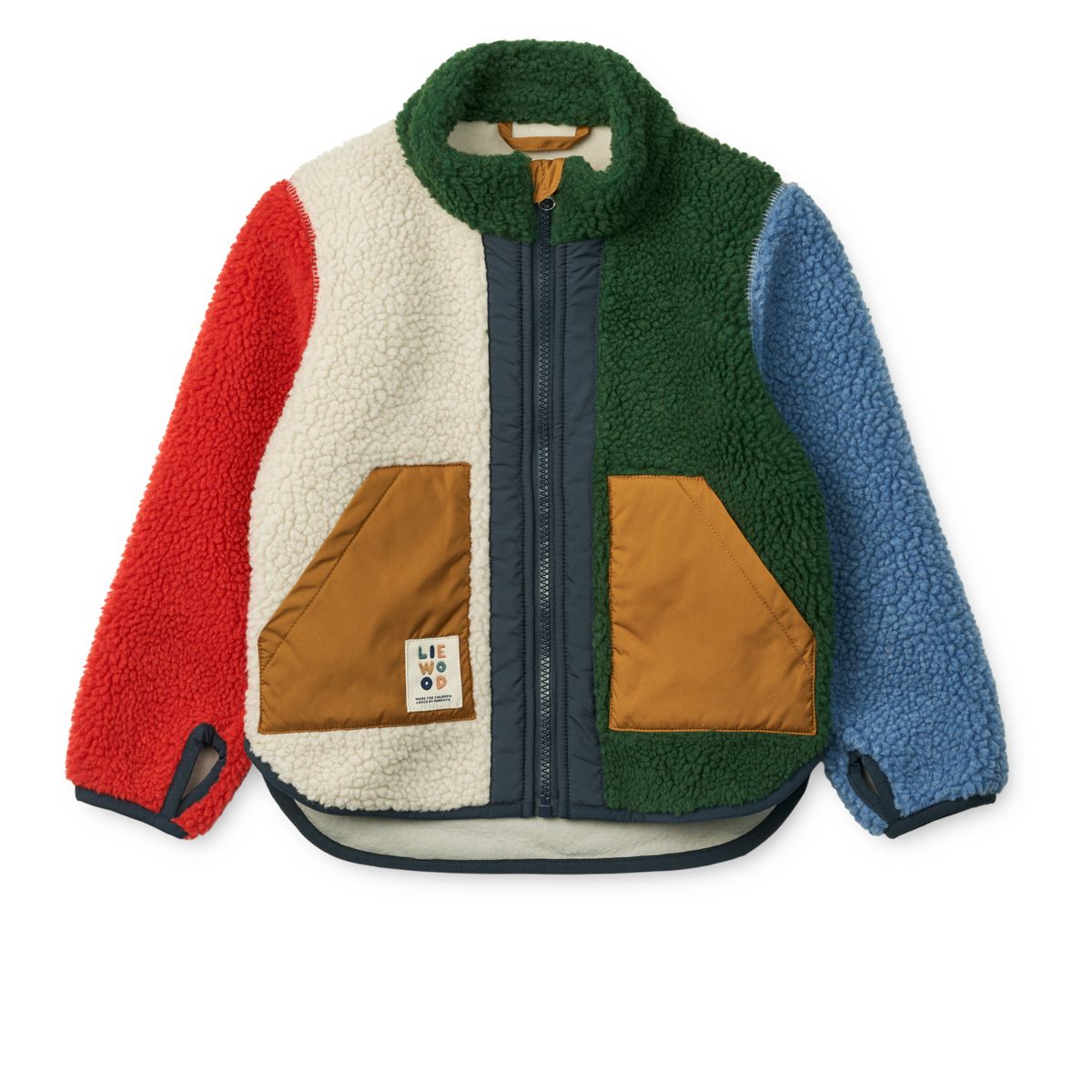 Liewood NOAM Fleecejacke - Garden green multi mix - Jacke