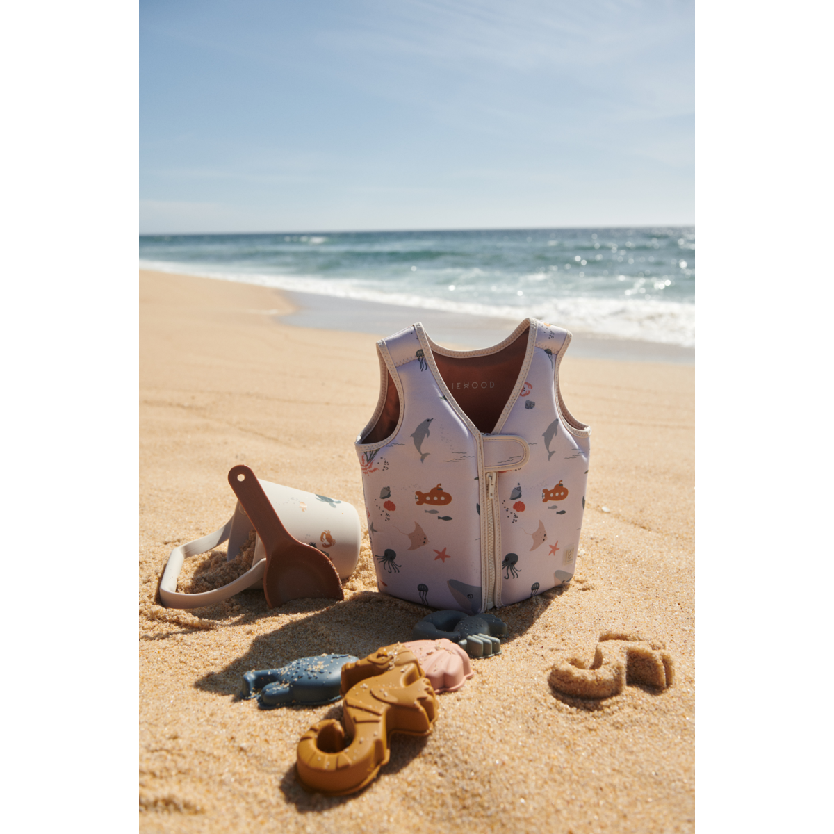 Liewood GILMA Meerestier Strandset - Sea creature / Sandy - SAND TOYS